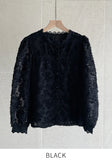 Loa Lace Flower Surgical Blouse