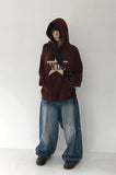 STAR CORDUROY HOODIE