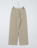 Elko Color Pigment Washing Wide Cotton Pants
