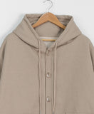 Enconi Wool Quilted Hooded Half Coat