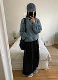 Hoko black blue balloon pants