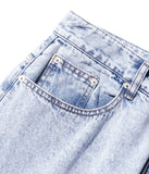 Bulky Wide Denim Pants