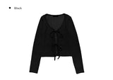 Puki Ribbon Bolero Cardigan