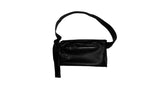 Crack square leather cross bag