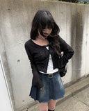 Miso Summer Long Sleeve Crop Cardigan