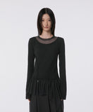 Layered Lace Frill Long Sleeve