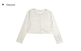 Hari Linen Crop Cardigan