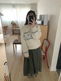 Fallen Nordic Wool Collar Knit