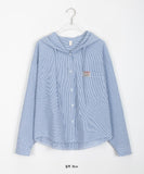 Hito Label Hood Shirt Cardigan