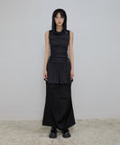 Hooded High Neck Dress
