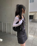 Cinder Cargo Mini Skirt