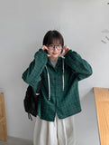 Gakoi Brushed Check Hood Over Shirt