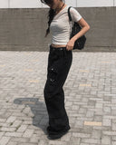 Chyuleu One-Shoulder Unbalanced Shirring Tee
