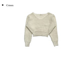 Minty V-Neck Loose Knit