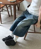 Herco Cat Washing Bermuda Denim Pants