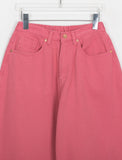 Femo back banding brushed cotton wide pants