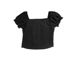 Perfume Shirring Off Short Sleeve Blouse