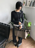 (WOOL) SKIN TENCEL LONGSLEEVE