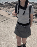 Mii Basic Crop T-shirt