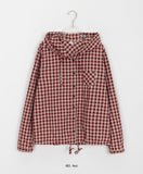 Hakaru Check Hood Strap Shirt