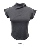 INVIVE HALF NECK SLEEVE T