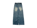 Corey washing denim wide pants