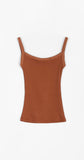 Hemt Tension Color Ribbed Sleeveless