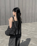 Mob Raw Denim Sleeveless Set-Up