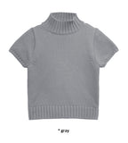 WOOL TURTLENECK HALF KNIT