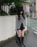 Chemi Black Damage Short Pants