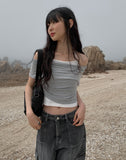 Rolling Cargo Denim Wide Pants