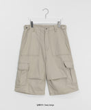 Heba Parachute Cargo Bermuda Pants