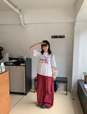 Friendy Tomato Printing Short Sleeve Tee