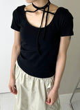 RUBY STRAP HALF T