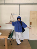 Dewone Parachute Banding String Jogger Pants