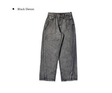 Kanti Wide Cut Washing Denim Pants