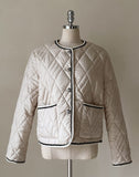 Seo Quilting Color Matching Lightweight Padding Jacket