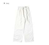 Denny Pintuck Wide Cotton Pants