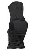 Hooded High Neck Sleeveless