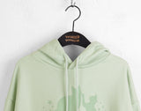 Aesop Y2K Cat Star Print Long Sleeve Hood Sweatshirt
