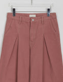 Gills pin tuck color wide pants