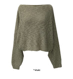 BOAT NECK LAYER KNIT