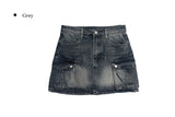 Beta Cargo Washing Mini Skirt