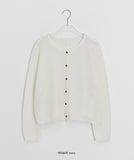 Woolide Round Knit Long Sleeve Cardigan