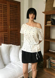 ANGEL STAR OFF-SHOULDER TEE