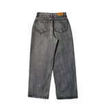 Kanti Wide Cut Washing Denim Pants