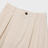 Ablik three tuck linen slacks