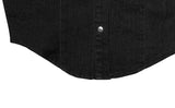 Kit Short Sleeve Snap Denim Shirt