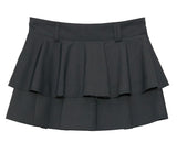 Layered Pleats Skirt
