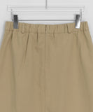 Hilboo Pintuck Banding Midi Skirt